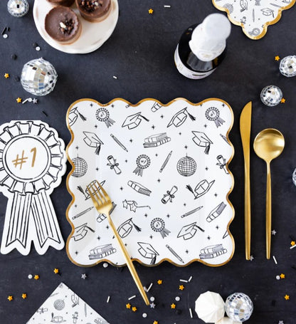 Grad Ribbon Shaped Napkin