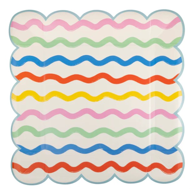 Ric Rac Striped Plate