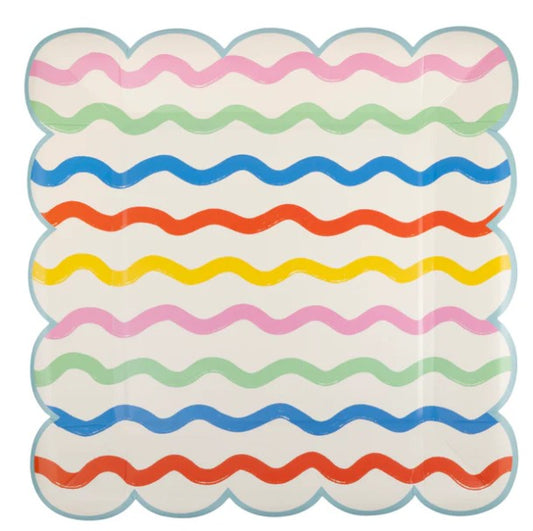 Ric Rac Striped Plate