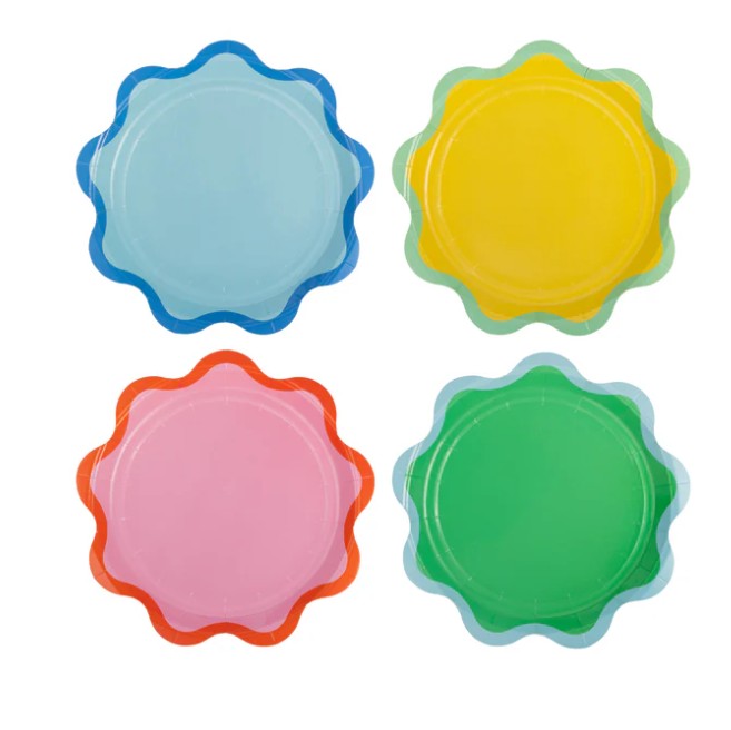 Ric Rac Edge Dessert Plates