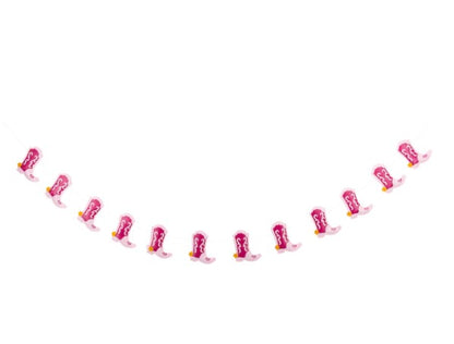 Cowgirl Happy Birthday Puffy Felt Banner