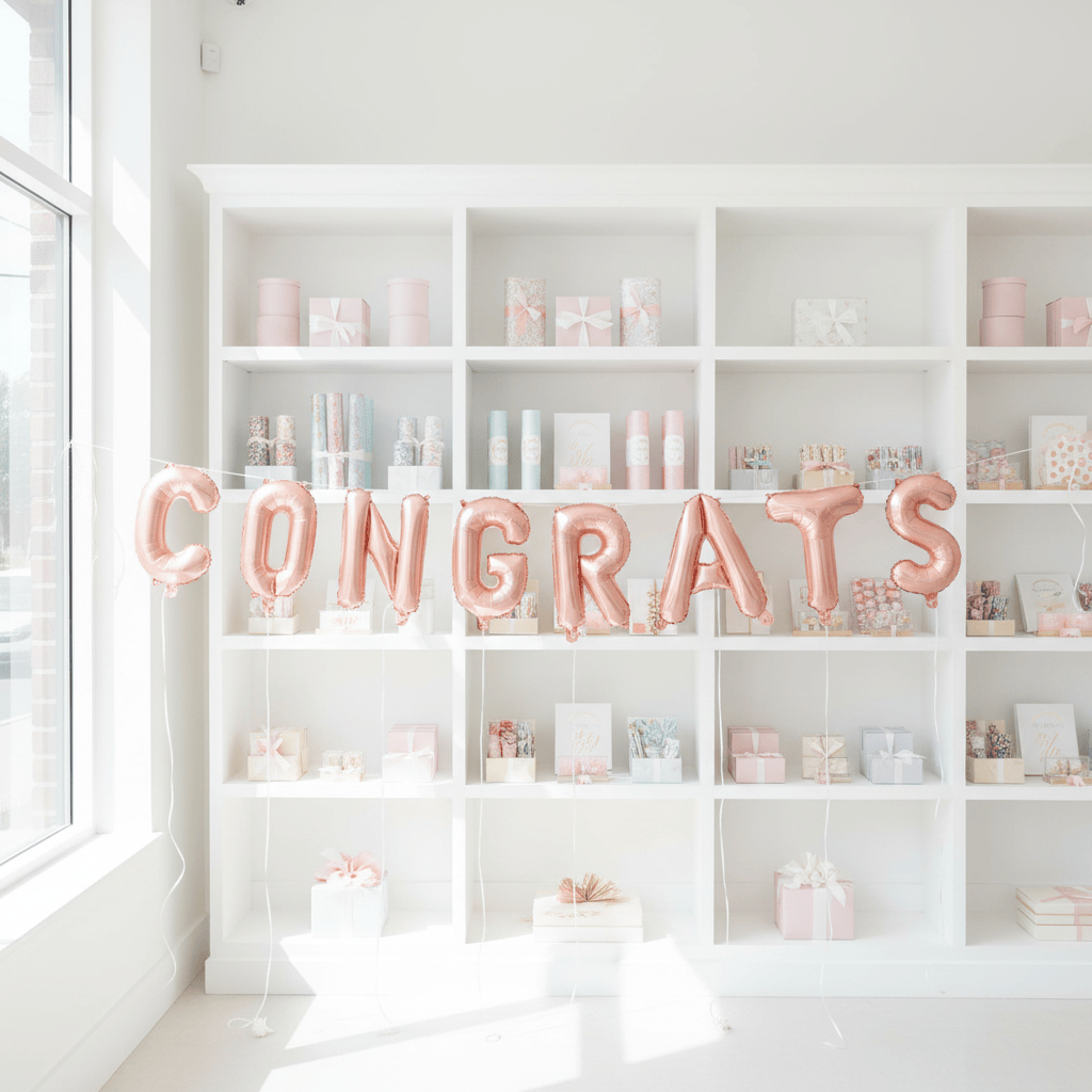 Congrats Balloon Banner