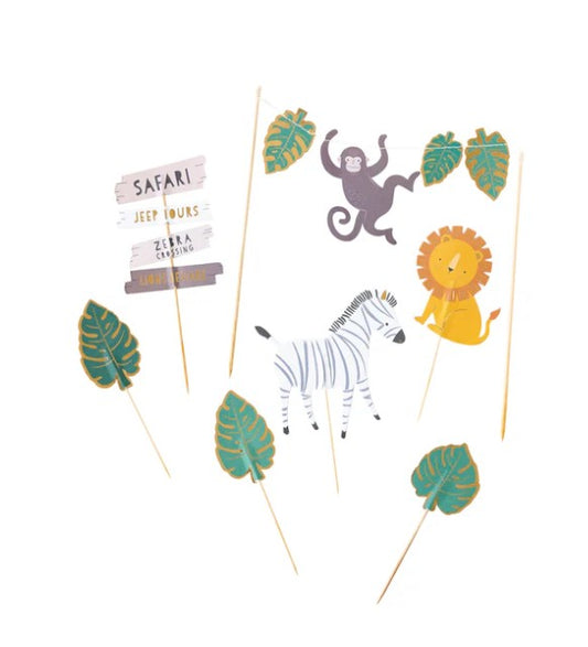 Safari Cake Topper Set