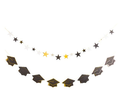 Multi Star Grad Hat Banner Set