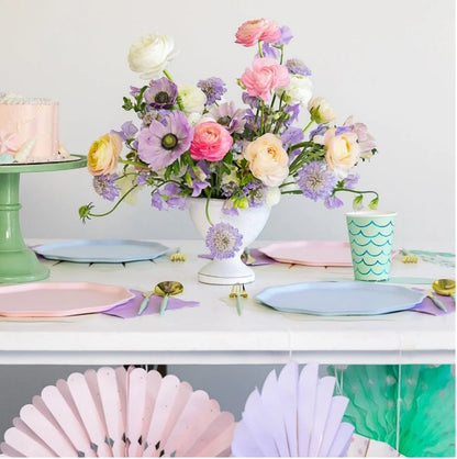Sky Blue Compostable Dinner Plates