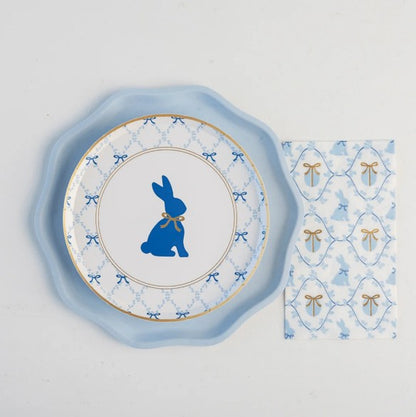 Sky Blue Compostable Dinner Plates