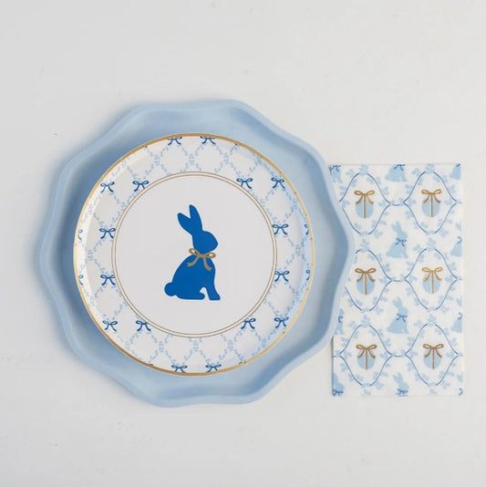 Sky Blue Compostable Dinner Plates