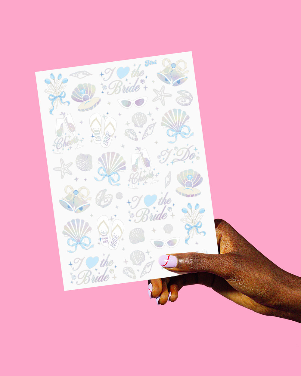 Seashells & Wedding Bells Tats - 60 temporary tattoos