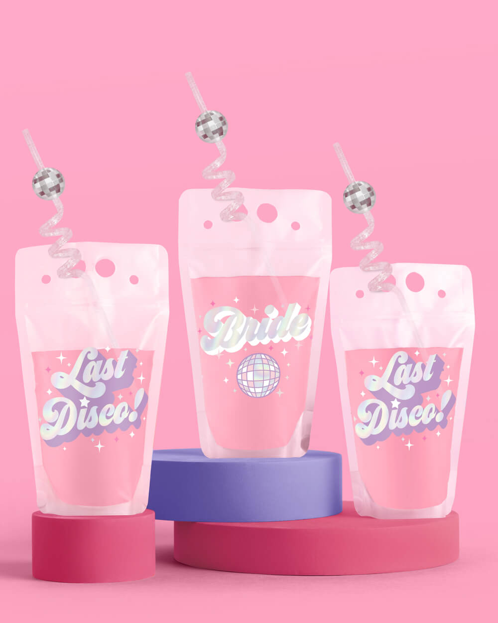 Last Disco Starter Pack - plates, napkins + drink pouches