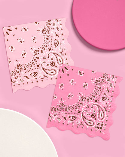 Cowgirl Napkins - 24 napkins + 2 designs