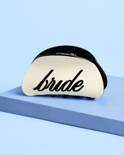 Classic Bride Clip - two tone claw clip