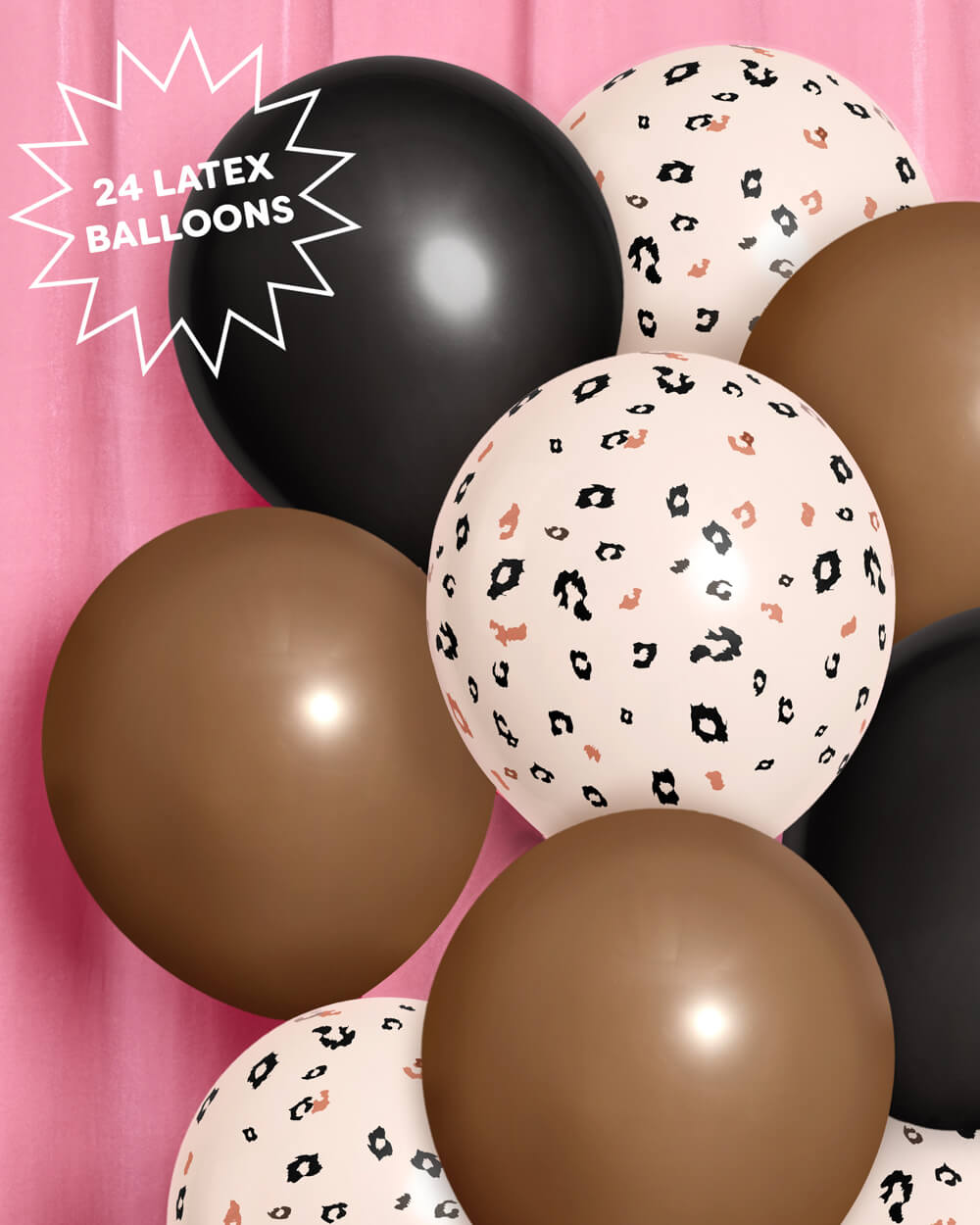 Wild Thing Balloon Pack - 24 latex balloons