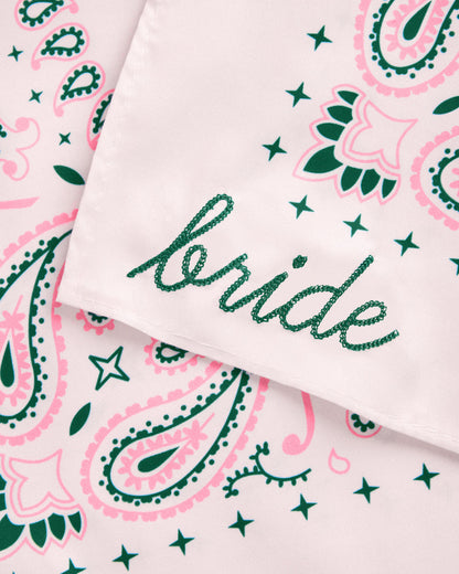 Camp Bride Bandana - embroidered bandana