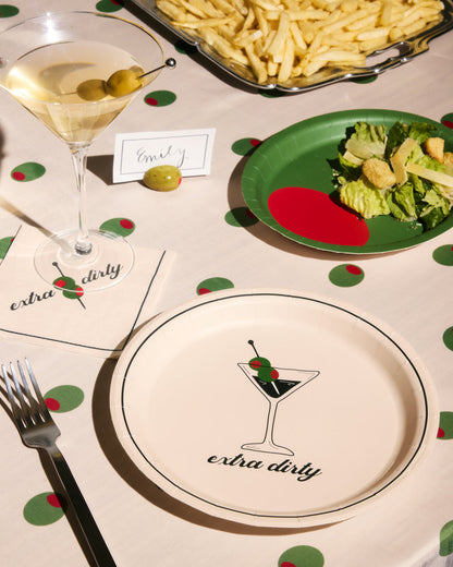 Extra Dirty Plate Set - 32 paper plates, 2 sizes