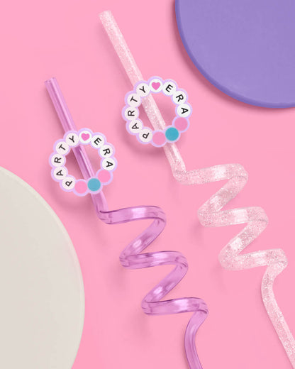 Party Era Straws - 8 reusable straws