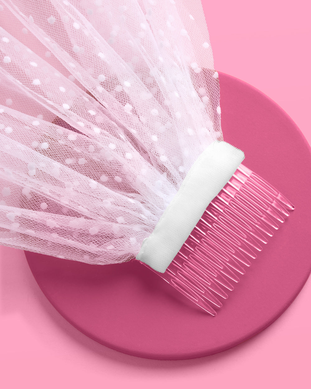 Dotted Bride Veil - embroidered bridal veil