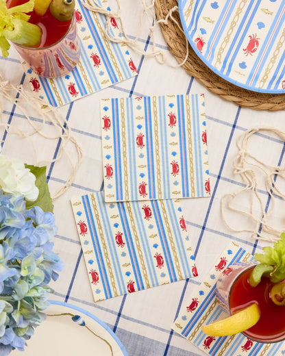 Nautical Napkin Set - 25 paper napkins