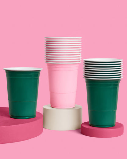 Camp Bride Cups - 50 matte 16 oz cups