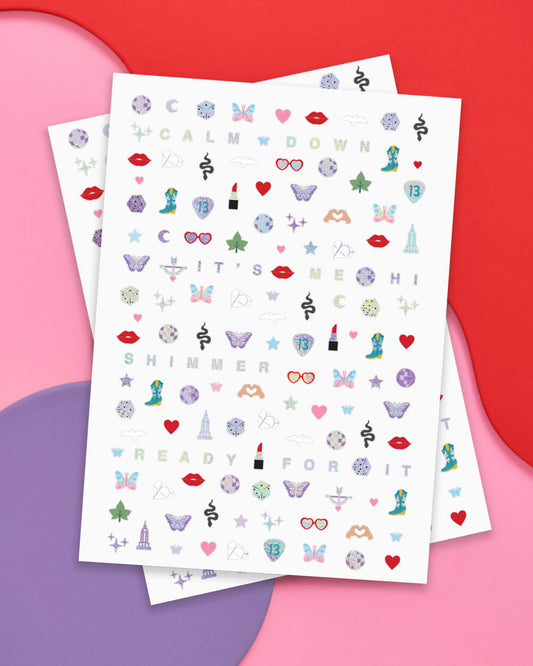 I'm the Problem Nail Stickers - 544 adhesive nail stickers