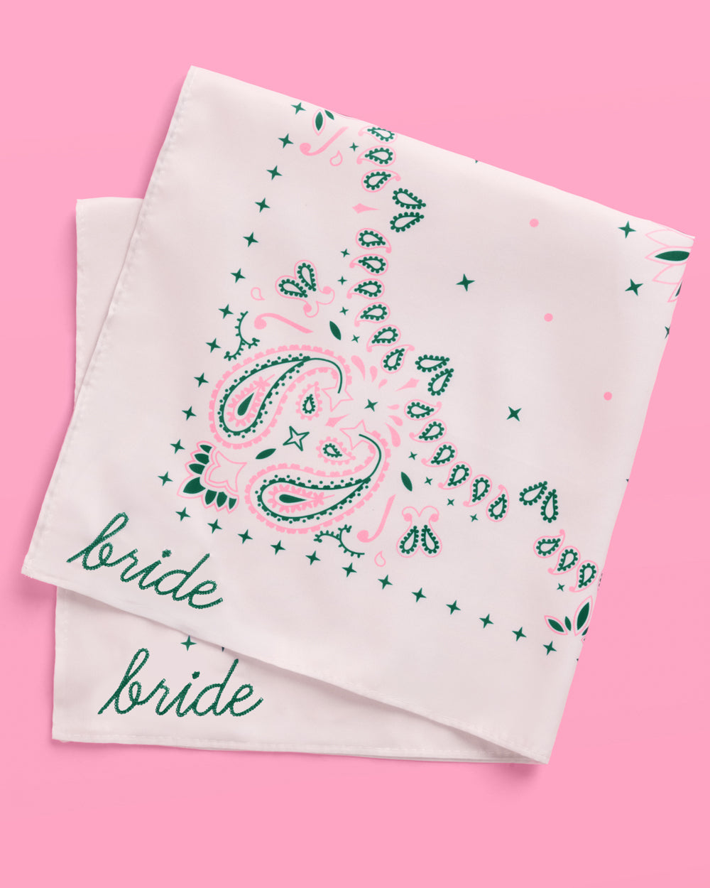 Camp Bride Bandana - embroidered bandana