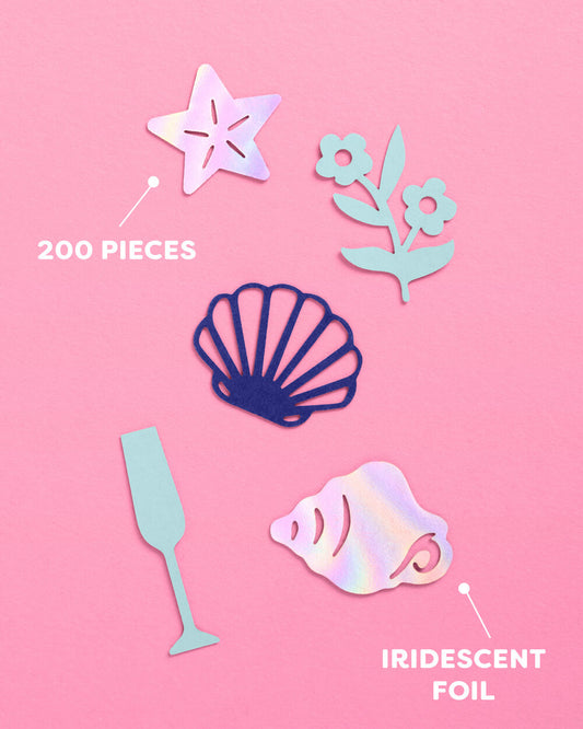 Coastal Confetti - 200 pc foil confetti