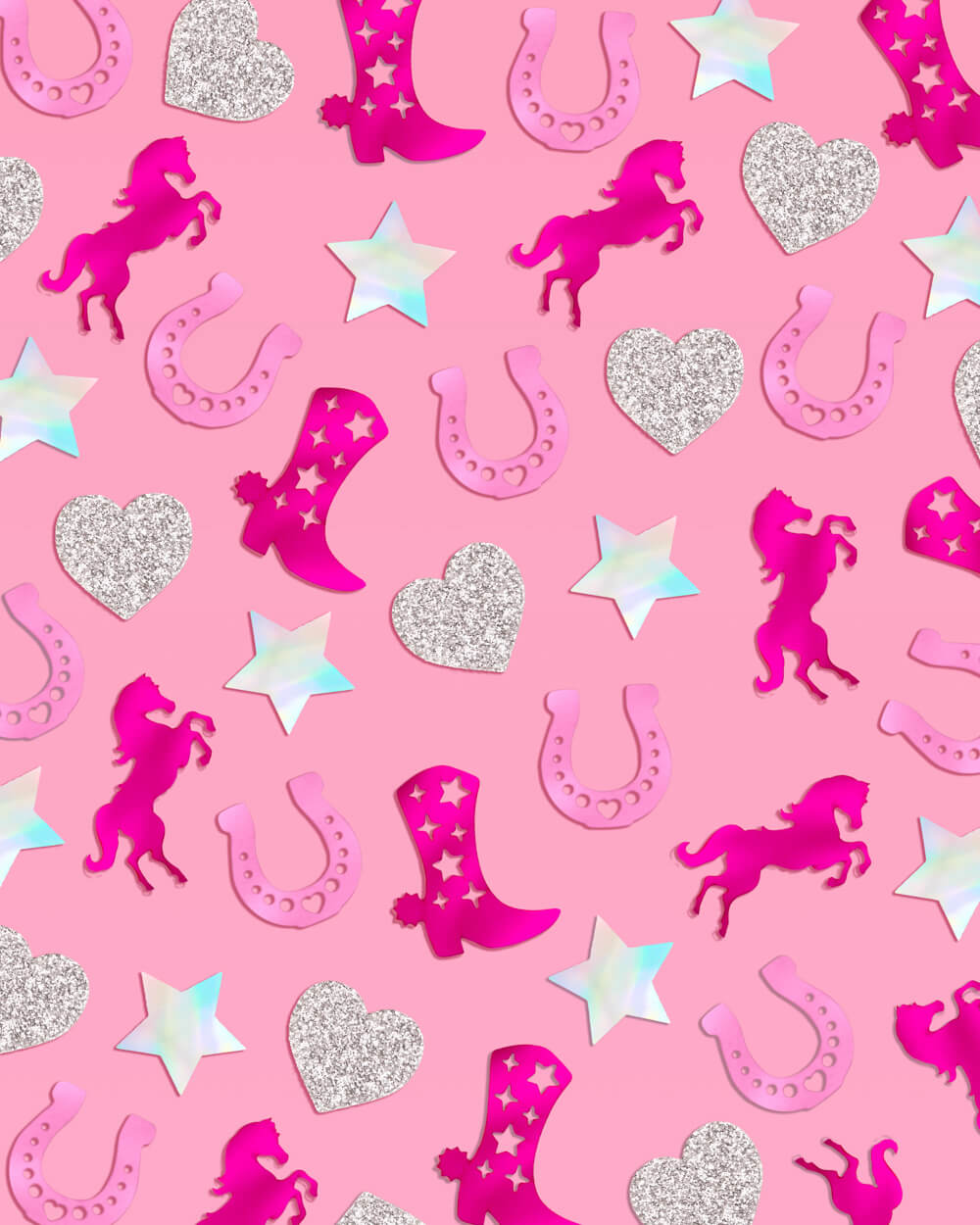 Pink Pony Club Confetti - 200 pc foil confetti