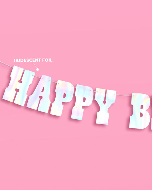 Western HBD Banner - 5 foot banner