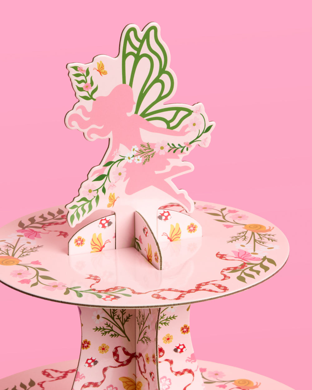 Garden Fairy Cupcake Tower - 3 tiered display