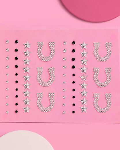 Texas Hold 'Em Gem Set - 64 adhesive face gems