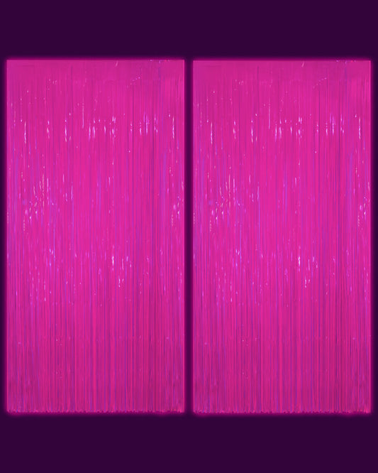 Rave Girl Glo Curtain - neon curtain