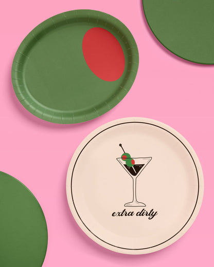 Extra Dirty Trio - plates, napkins, + tablecloth