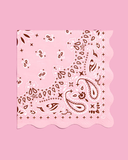 Cowgirl Napkins - 24 napkins + 2 designs
