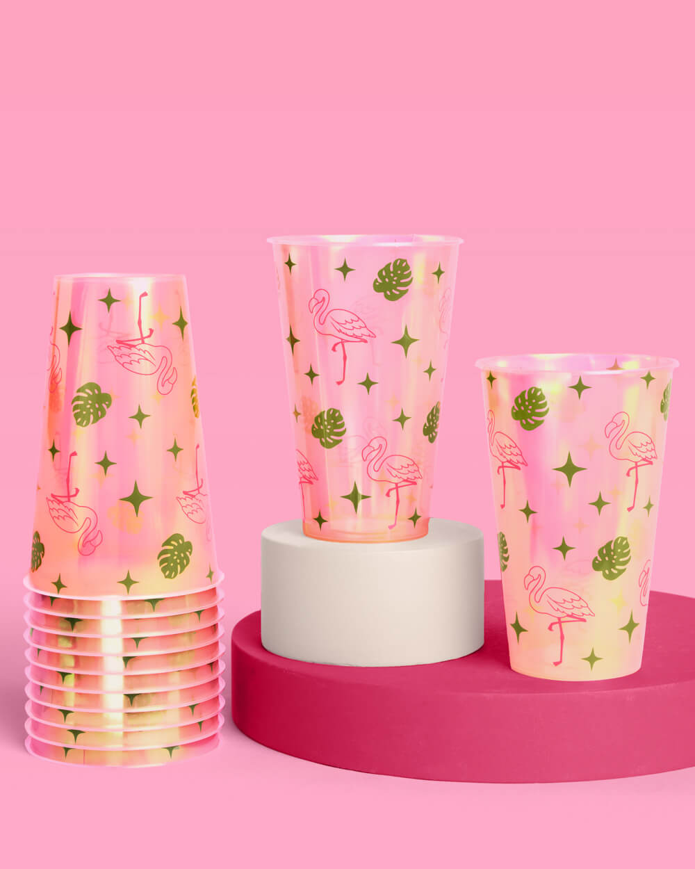 Palm Royale Cups - 16 plastic cups