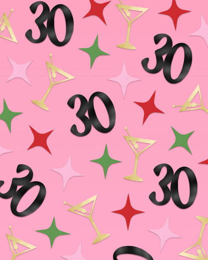 Dirty 30 Confetti - 200 pc foil confetti