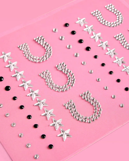 Texas Hold 'Em Gem Set - 64 adhesive face gems