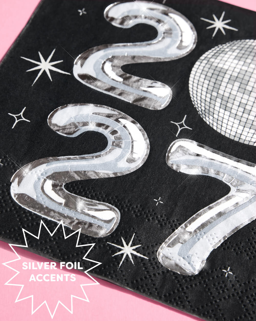 2027 NYE Disco Napkins - 50 paper napkins