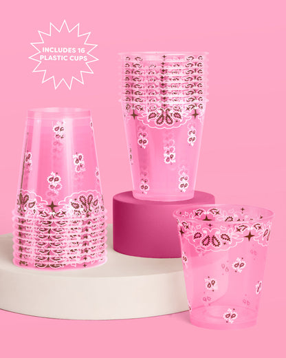 Cowgirl Cups - 16 resuable cups