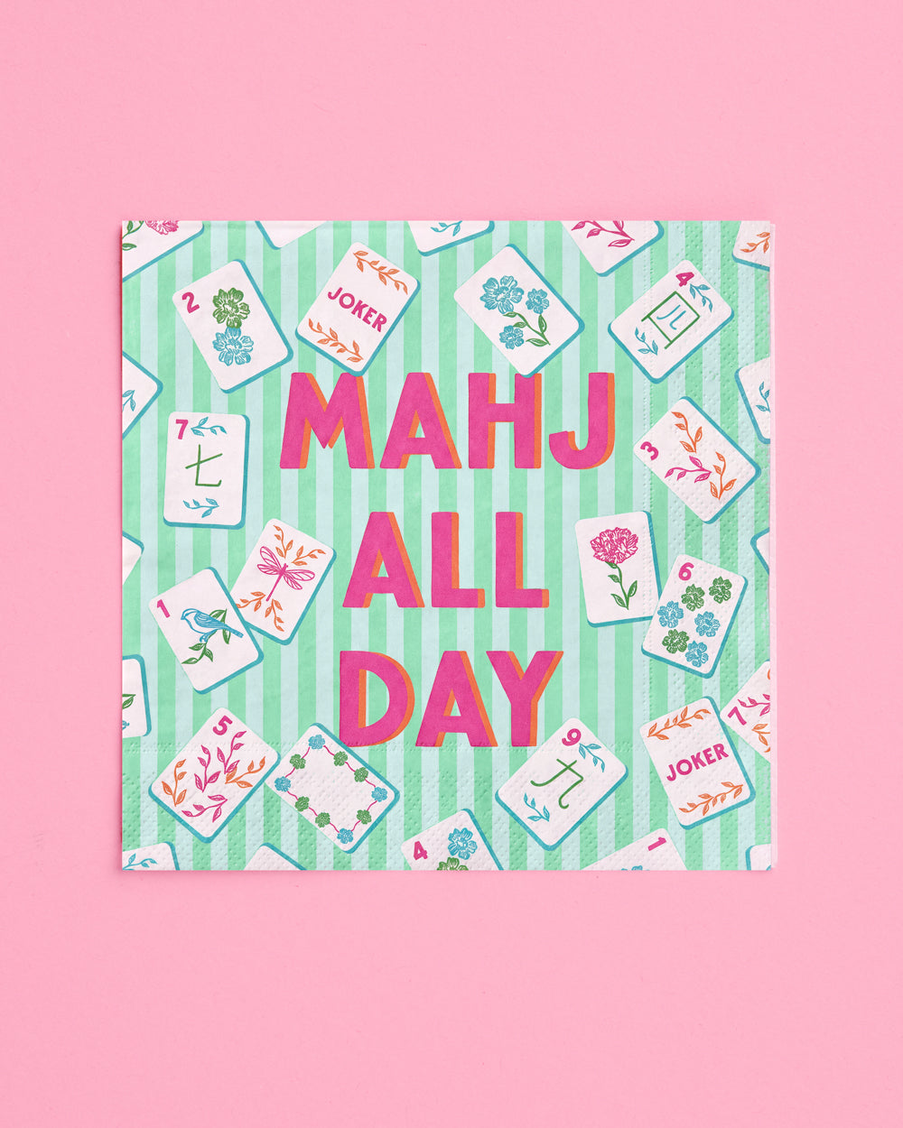 Mahj All Day Cocktail Napkins - 25 paper napkins