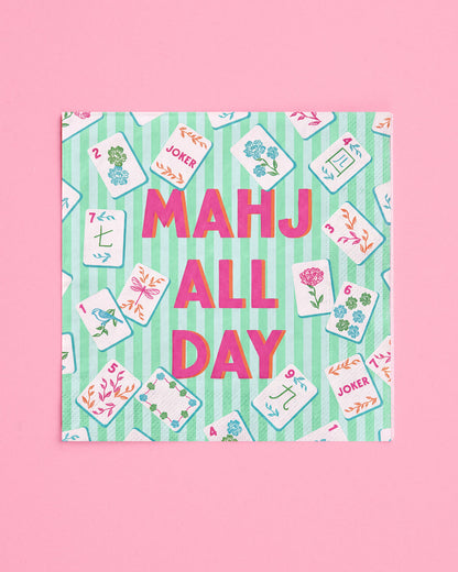 Mahj All Day Cocktail Napkins - 25 paper napkins