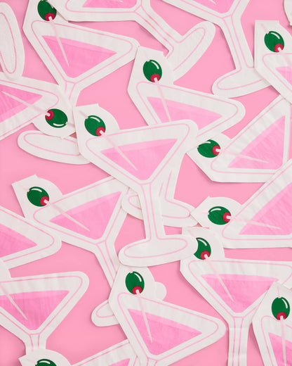Pink Martini Napkins - 25 paper napkins