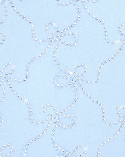 The Bow Veil - premium tulle w. rhinestones