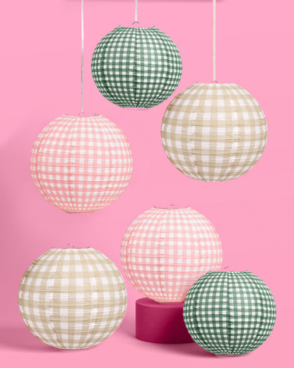 Camp Lantern Set - 6 paper lanterns