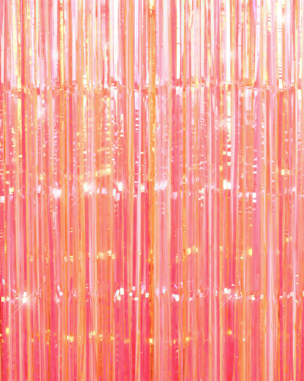 Sunset Curtain Pack - pink + orange foil curtains