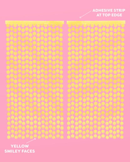 Smiley Curtain - matte foil curtain
