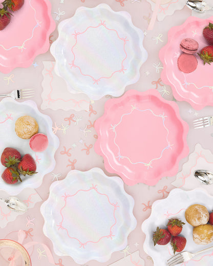 Tying the Knot Plates - 24 paper plates