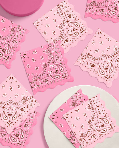 Cowgirl Napkins - 24 napkins + 2 designs
