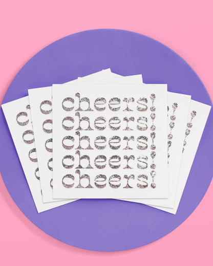 Shimmer Napkins - 50 foil napkins