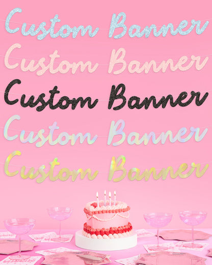 Vacation Custom Banner - customizable banner