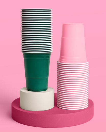 Camp Bride Cups - 50 matte 16 oz cups