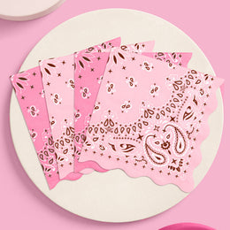 Cowgirl Napkins - 24 napkins + 2 designs